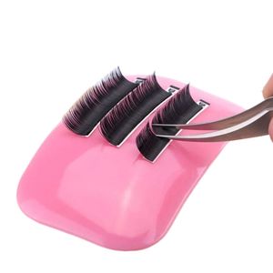 Silicone reutilizável cílios postiços almofada bandeja titular extensões de cílios lash pad esteira ferramentas de maquiagem soporte para bandeja de almohadilla para pestanas postizas