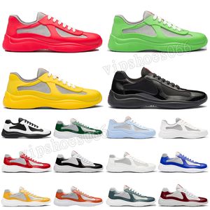 Mode lyxig OG Americas Cup Sneakers Casual Shoes Original America Cup Mens Womens Rubber Sole Low Top Patent Leather Runner Platform Trainers Designer Shoe