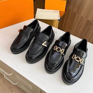 Academy Loafer Flat Dress Shoes women Black loafers Crafted calf leather feminine touch to a classic style This model is distinguished by its on trend outsole 03