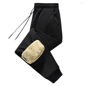 Intimo termico da uomo Pantaloni con fascia alla caviglia Set Accogliente pigiama invernale in peluche Spesso elastico in vita con coulisse Abito da casa con