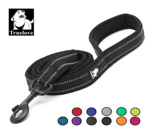 Truelove trela de malha acolchoada macia para cães, coleira de nylon reflexiva para treinamento de caminhada, estoque em corrida, coleira para animais de estimação, 5 cores, 110 cm, 10209116443