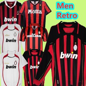 06 07 Retro Gömlek Futbol Formaları 95 96 97 Gullit 01 02 03 12 14 15 2006 2009 2010 Maldini Kaka Van Basten Futbol 93 94 Pirlo Ronaldinho Baggio Milans Classic