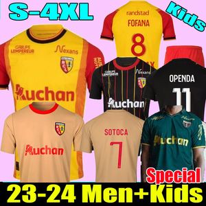 3XL 4XL 23 24 RC Lens terza maglia speciale maglie da calcio 2023 2024 Santa Barbara KAKUTA OPENDA GANAGO SOTOCA FOFANA FORTES BUKSA CABOT Maglie da calcio Uomo Bambino