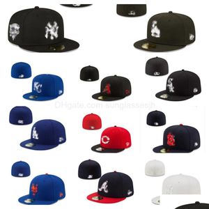 Ballkappen Sommerdesigner ausgestattet Hats Snapbacks Hut Verstellbares Baskball All Team Logo Outdoor Sport Stickerei Baumwolle Flach geschlossen B DHB6A