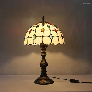 Tischlampen Temar Tiffany GlaLampe LED Vintage Mode einfach