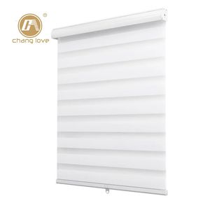 Persianas Changlove Cordless Custom Zebra Roller Shades e Persianas para Windows Privacidade Light Filtering Shades Cor Branca 231201