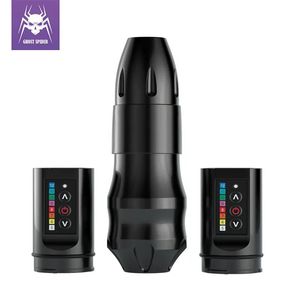 Máquina de tatuagem EXO sem fio 3 5 4 0 4 6 tempos 1 ou 2 2400mAh bateria caneta de lítio de grande capacidade motor de baixo ruído 231201