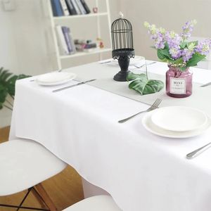 Table Runner Party White Waterproof Tablecloth Wedding Banquet el Clothing Direct Sales Oversized Podium Home Decoration Cloth 231202