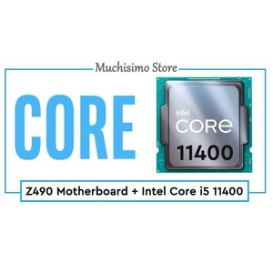 Мониторы Intel Core I5 11400 Combo 1200 Msi Z490 Игровая материнская плата Процессор Lga1200 Ddr4 Комплект материнской платы для настольных ПК Прямая поставка Компьютеры Net Otn34