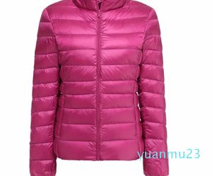 LL Women's Yoga Short Thin Down Jacket Outfit Solid Color Puffer Coat Sports Winter Outw