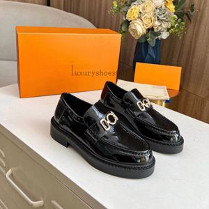 Academy Loafer Flat Dress Shoes women Black loafers Crafted calf leather feminine touch to a classic style This model is distinguished by its on trend outsole 06