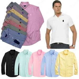 Small Pony Polos Herren Marken Polo Männer Casual Baumwolle Business Brust Brief Kleidung Shorts Ärmel Große und kleine Pferde S Kleidung 688ss