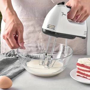 1pc 7 Speeds Electric Hand Mixer, Household Portable Powerful Handheld Electric Mixer, Hand-held Egg Beater, Small Whipping Cream Mixer For Cake, Baking, Cooking