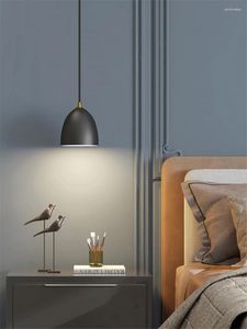 Pendant Lamps Nordic Minimalist Shade Lights Bedroom Bedside American Restaurant Modern Luxury E27 Fixtures