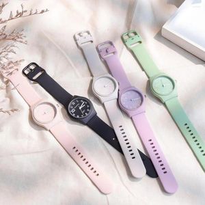 Orologi da polso Orologio al quarzo color caramello 36mm Orologi per ragazzi e ragazze per studenti scolastici Ins Orologio di moda femminile di alta bellezza