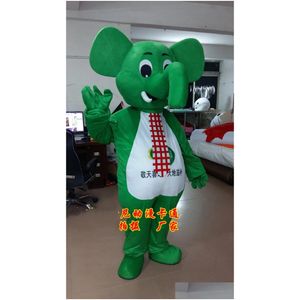 Cartoon Clothing Elephant And Piggie Mascot Costume Adt Character Outfit Suit Hilarious Funny Graduation Party Drop Delivery Baby Kids Otg4H