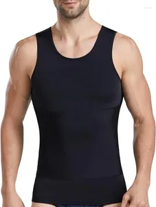 Women's Shapers Mens Slimming Body Shaper Compression Tank Top Undershirt Shapewear