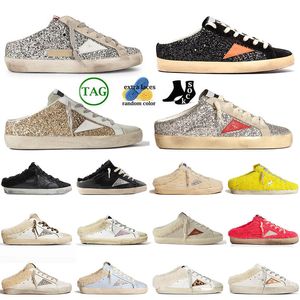 Scarpe firmate donna uomo casual super star sabot pantofola diapositive graffi marca piatta marca donna pantofole cursori sneaker in pelle da spiaggia