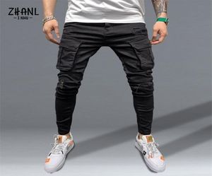 Jeans strappati skinny elasticizzati da uomo Jeans slim fit denim Pantaloni sportivi moda Jean di alta qualità Pantaloni hip hop Pantaloni a matita jogger 2202799924