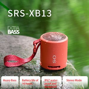 SRS-XB13 bezprzewodowe subwoofer Bluetooth Przenośne mini wodoodporne i odporne głośnik DHL