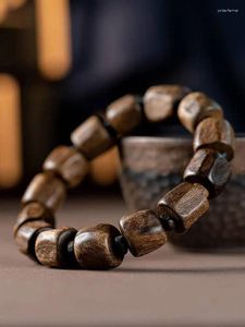 Collana Orecchini Set Brunei con cordino a mano in legno di agar Materiale antico Perline di Buddha Fedeltà Bracciale da donna Secchio Lavello Acqua