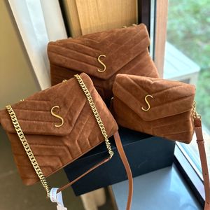 10a Qualität Abend Umhängetasche LOULOU Puffer Taschen Luxus Designer Handtasche gesteppte Clutch Mode Geschenk Leder Tote Männer Frauen Kettenriemen Umschlag Umhängetasche