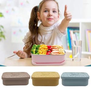 Dinnerware Lunch Box Durable Insulated With Compartments Stainless Steel Leak Resistant Picnic Supplies For Children Adults