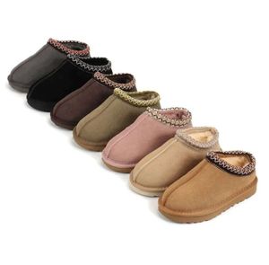 UG G Kinder Tazz Tasman Hausschuhe Designer Classic Ultra Mini Plateaustiefel Baby Kleinkinder Kastanienbraune Pantoletten Kinder Jungen Mädchen Schneestiefel Yggs Leder Slipper Schuhe