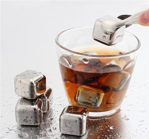 Metalowe stali nierdzewne wielokrotne użycie kostki lodu chłodzące kamienie do whisky winiarnia KTV dostarcza Magic Wisky Wine Piwo Cooler