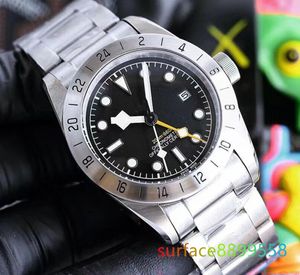 U1 Top AAA Black Bay 3A Kalite Kraliyet Saatleri Pelagos GMT 39mm Seramik Çember Swiss Saat Bronz Serisi Otomatik Mekanik Safir Aydınlık Geneve Kol saatleri