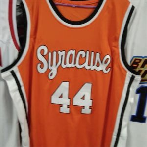 Nikivip REAL PICTURE #44 Derrick Coleman Basketball Syracuse Orange College Retro Classic Herren Ed Custom Nummer und Name Trikot