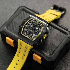 Zegarek Tars Bomba Luxury Mężczyźni Watch 316L ze stali nierdzewnej 50 m nurkowe Sapphire kalendarz Chronograph Wooj hombre