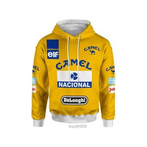 8xl4 Hoodies masculinos 2023/2024 Novo F1 Fórmula 1 Racing Team Moletons Clássico Retro 1987 Camel Co Branded Esportes ao ar livre Casual Zipper Top