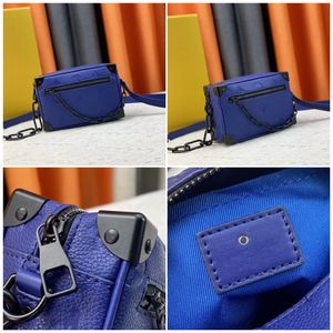 Taurillons Couro Outono/Inverno Show Mini Softs Trunk Bolsa de Bagagem Macia para Homens e Mulheres Bolsa Designer Crossbodys Bolsa Corrente Carteira Bolsa Luxo Em Relevo