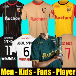 2023 RC Lens Third Away Maillot Soccer Jerseys 23 24 Saint Barbara Special Kakuta Openda 11 Ganago Sotoca Fofana Fortes Football Dorts 2023 Kids Home Buksa Cabot