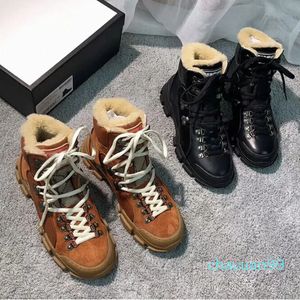 winter wool boots classic spring autumn fashion women High top shoes thick bottom designer men Trainers platform woman Lace up Sneakers