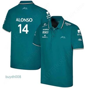 T-shirt da uomo 2023/2024 Nuova F1 Formula One Racing Team Polo Abbigliamento unisex Maglietta anime per polo casual Camicette Harajuku Manica corta Asciugatura rapida Zji0