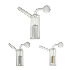 Bubbler Ölbrenner Mini Glas Bongs Perkolator Diffusor Wasserpfeifen Shisha Bong Bubbler Recycling Filter Tragbares Rauchen Dab Rigs Gerät BJ