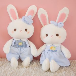 40cm Cute Rabbit Doll Baby Soft Plush Toys Children Appease Sleeping Sea Salt Lemon Stuffed Animal Baby Toys For Infants Gifts Party Favor Q810