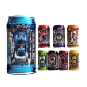 Electric/Rc Car Creative Coke Can Mini Rc Cars Collection Radio Controlled Hines On The Remote Control Toys For Boys Kids Gift Drop Dh0Ea