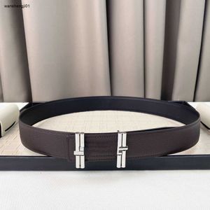 designer belt men's belt women waistbands Brand formal party men belts with box wide 3.8 cm H buckle LOGO waistband Dec 02 hi-q