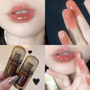 Lip Gloss Mirror Lipstick Makeup Waterproof Long Lasting Sweat Resistant Color Silky Glaze Tint Hydrating Moisturizing