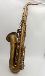 Östliche Musikprofis verwenden antikes, unlackiertes Vintage-Tenorsaxophon im Mark VI-Stil, AAA