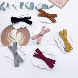 Luxury Designer Women Hair clip Barrettes hair accessory Classic HairJewelry With Brand Logo High Quality Family Love Gift Side 6 Color