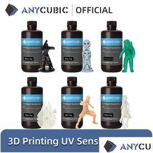 Printer Ribbons Anycubic 405Nm Uv Resin For P On 3D Mono X Printing Material Lcd Sensitive Normal 1Kg Liquid 230227 Drop Delivery Comp Dhec2