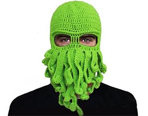 BeanieSkull Caps Headgear Festa de Halloween Engraçado Cap Crochet Polvo Chapéu Antena Lã De Malha Designer Máscara De Esqui 231201