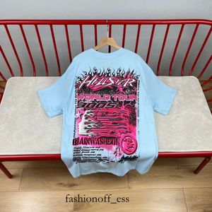 Moda Uomo T-shirt Donna T-shirt Luxurys Designer T-shirt Rosa Tee Uomo Casual Manica corta Street Designer Top Hellstar Shirt 665 197