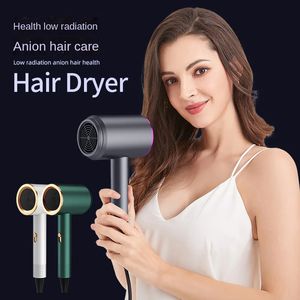 Saç kurutucular taşınabilir elektrik negatif iyon kurutucu ısıtıcı güç iyonik fırça mini seyahat saç kurutma makinesi 3 seviyeli soğuk rüzgar 231201
