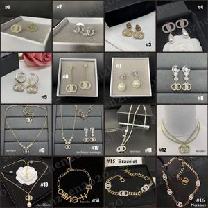 Fashion Women's Earrings Women's Necklace Bracelet Earrings Brooch PINs with Gift Box