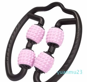 Equipamento de fitness ao ar livre massageador de pernas rolo multi eixo de espuma relaxante muscular macio e confortável massagem de pele para exercício reco